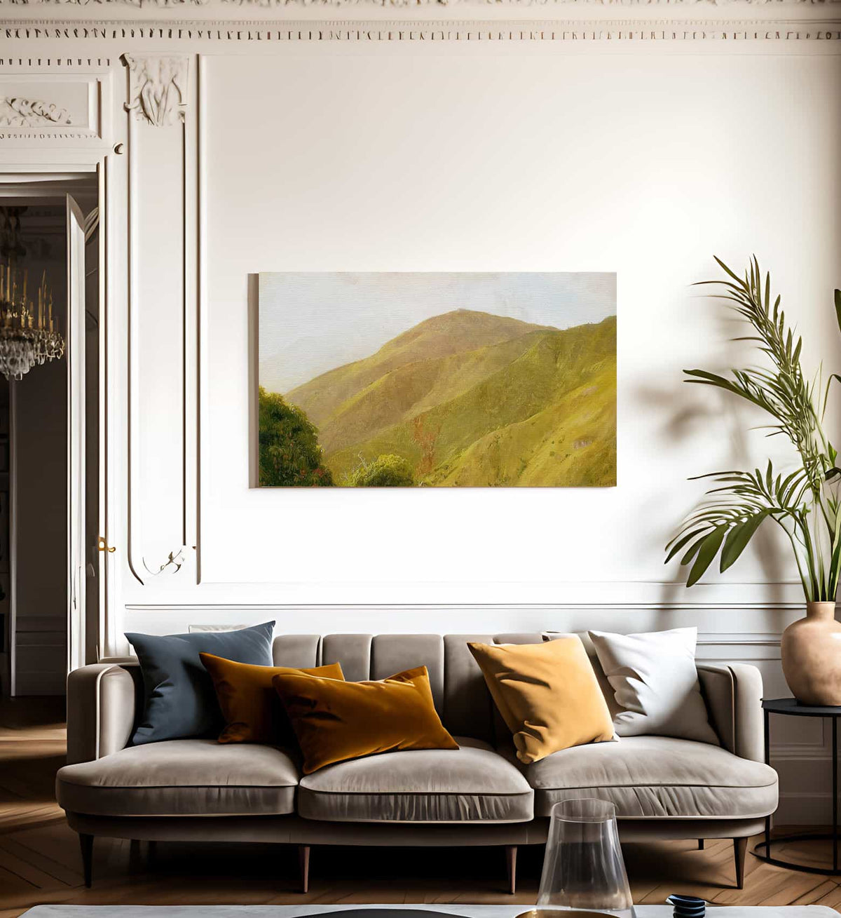 Scene In The Blue Mountains Jamaica By Frederic Edwin Church Fine Art Print