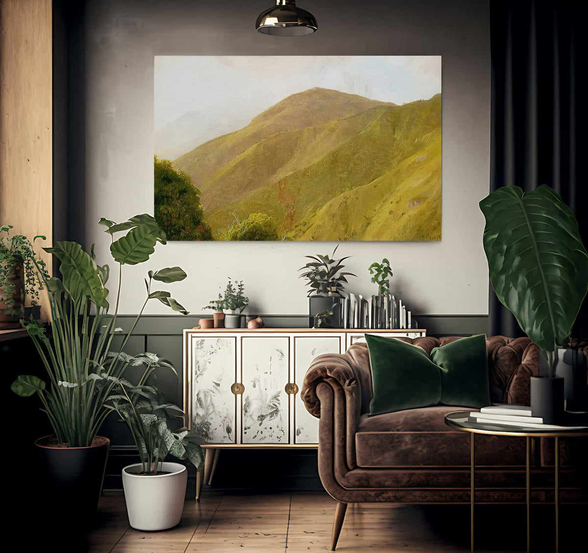 Scene In The Blue Mountains Jamaica By Frederic Edwin Church Fine Art Print