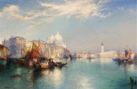 Scene Of Venice Painting Thomas Moran Canvas Art Fine Art Print