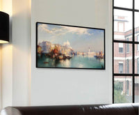 Scene Of Venice Painting Thomas Moran Canvas Art Fine Art Print