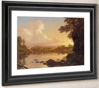 Scene On The Catskill Creek New York By Fredric Edwin Church Fine Art Print