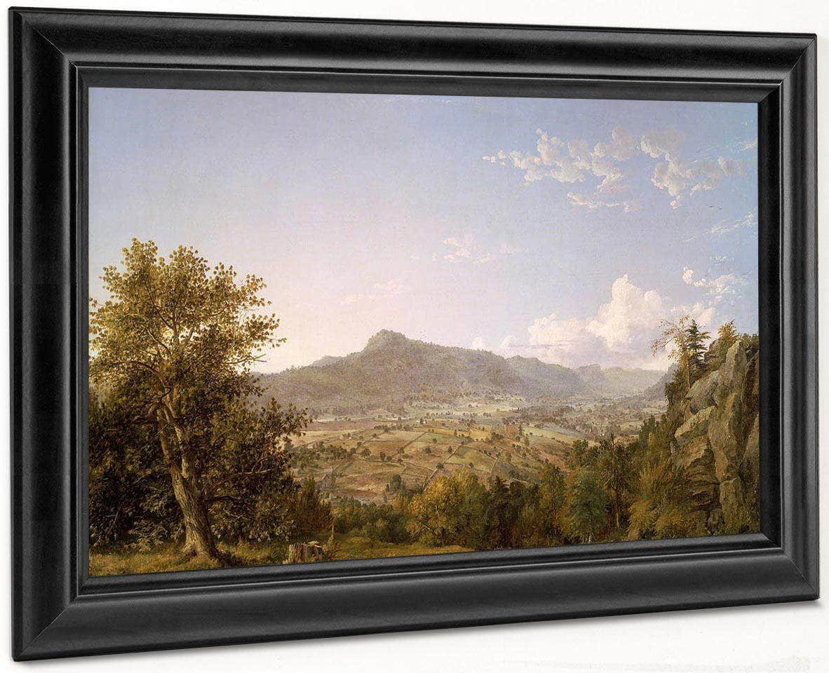 Schatacook Mountain Housatonic Valley Connecticut By Cropsey Jasper Francis Fine Art Print
