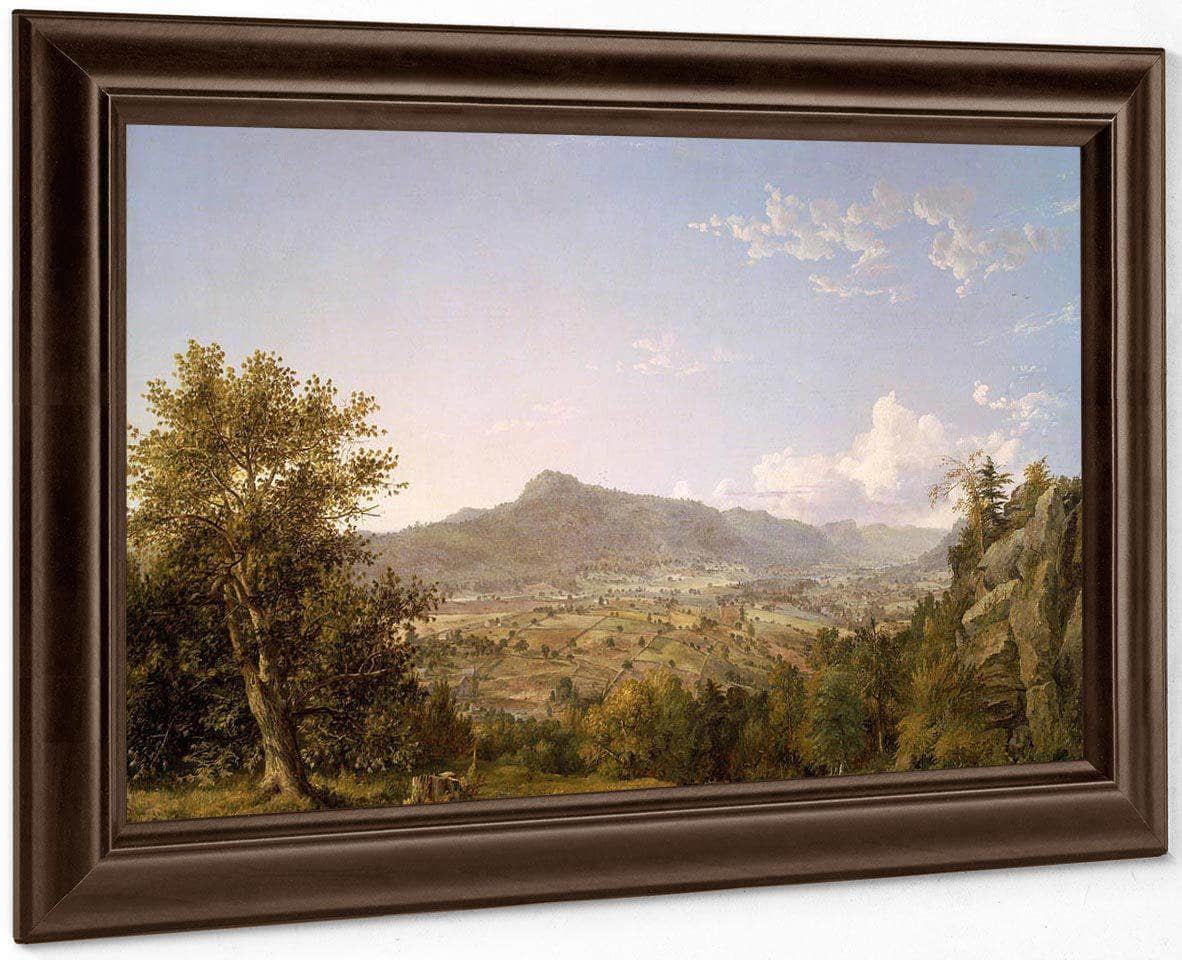 Schatacook Mountain Housatonic Valley Connecticut By Cropsey Jasper Francis Fine Art Print