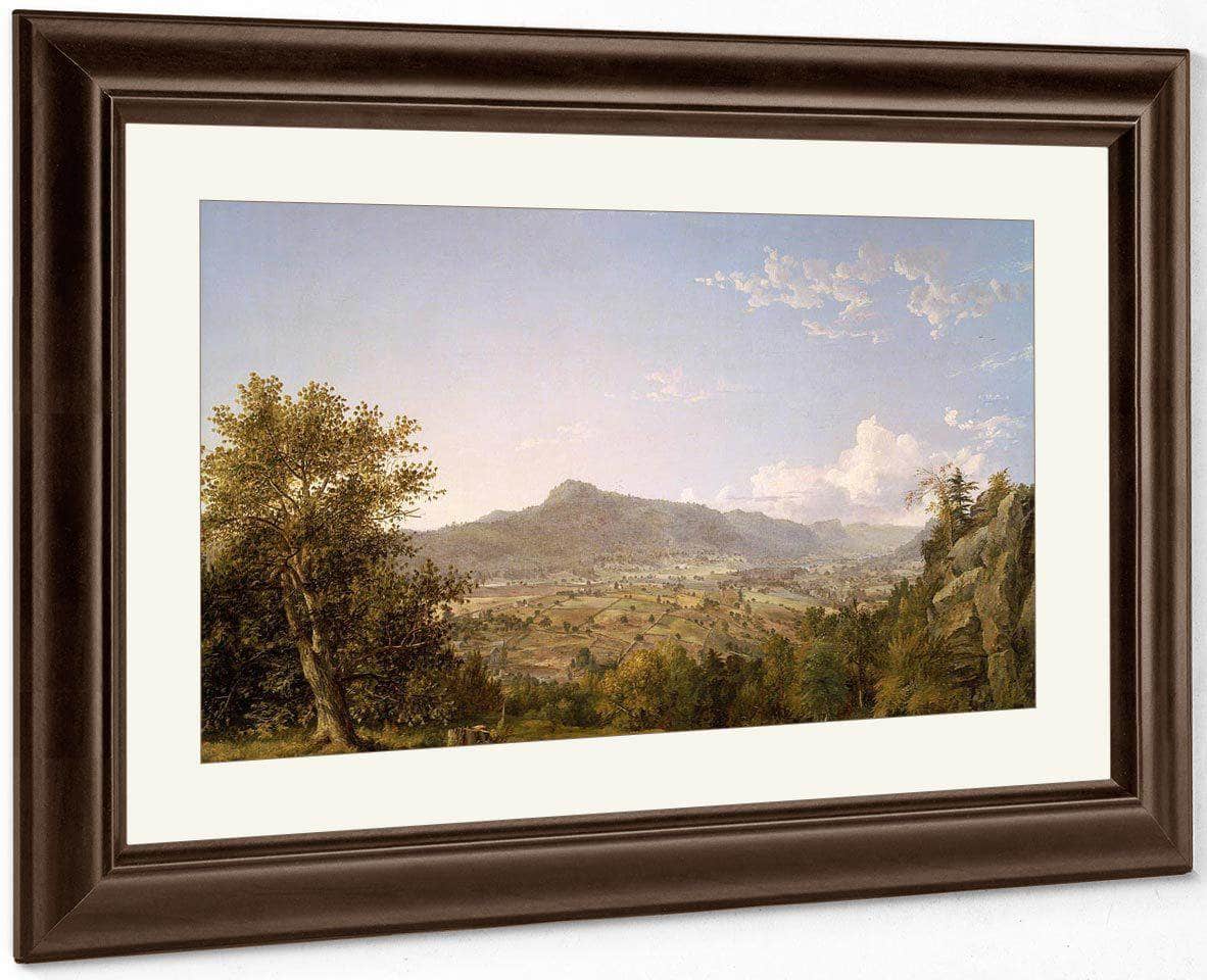 Schatacook Mountain Housatonic Valley Connecticut By Cropsey Jasper Francis Fine Art Print
