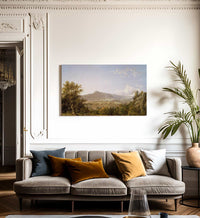 Schatacook Mountain Housatonic Valley Connecticut By Cropsey Jasper Francis Fine Art Print