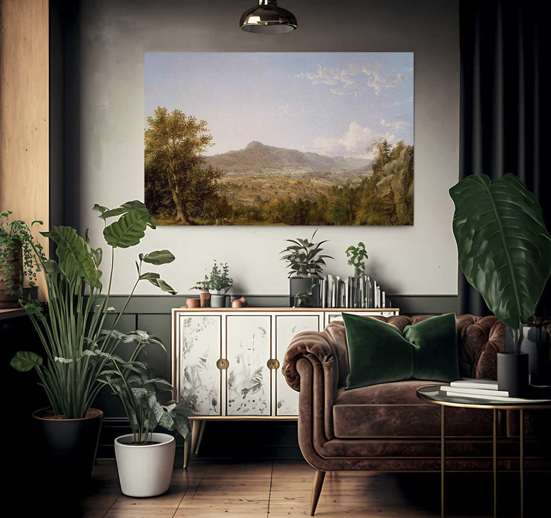 Schatacook Mountain Housatonic Valley Connecticut By Cropsey Jasper Francis Fine Art Print