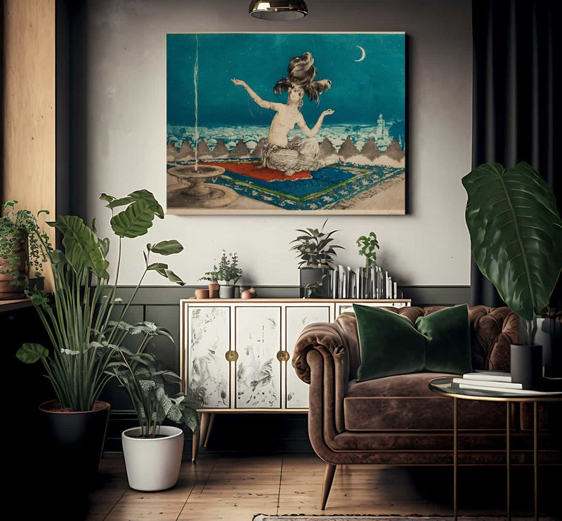 Scheherazade Circa 1927 By Louis Icart Fine Art Print