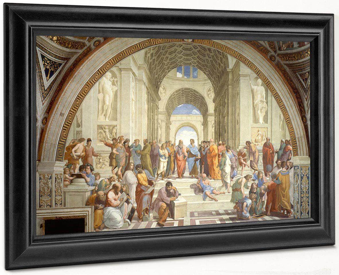 School Of Athens By Raphael Fine Art Print