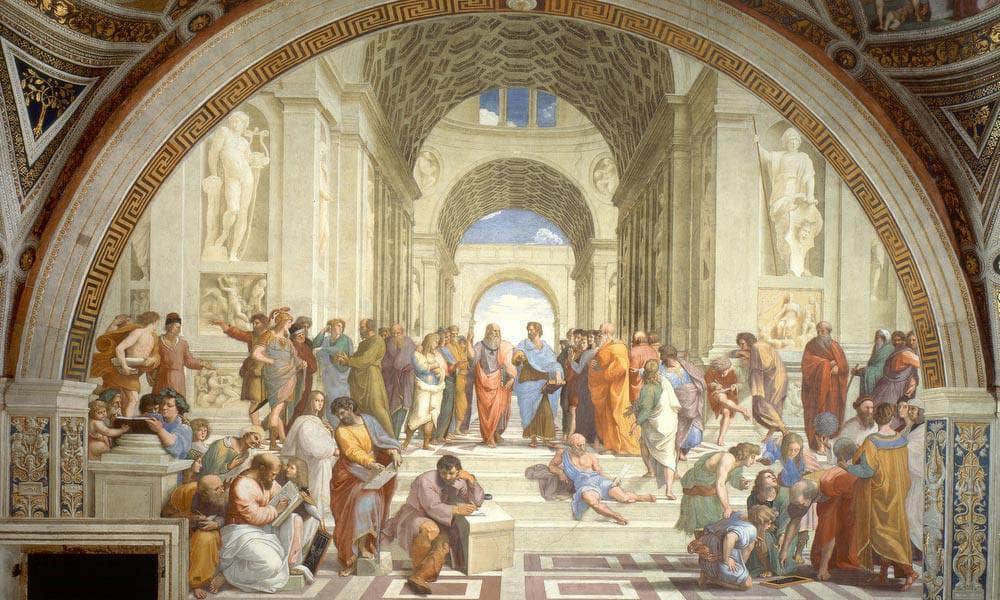 School Of Athens By Raphael Fine Art Print