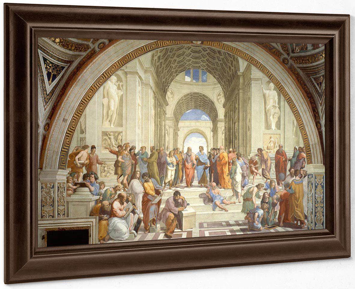 School Of Athens By Raphael Fine Art Print