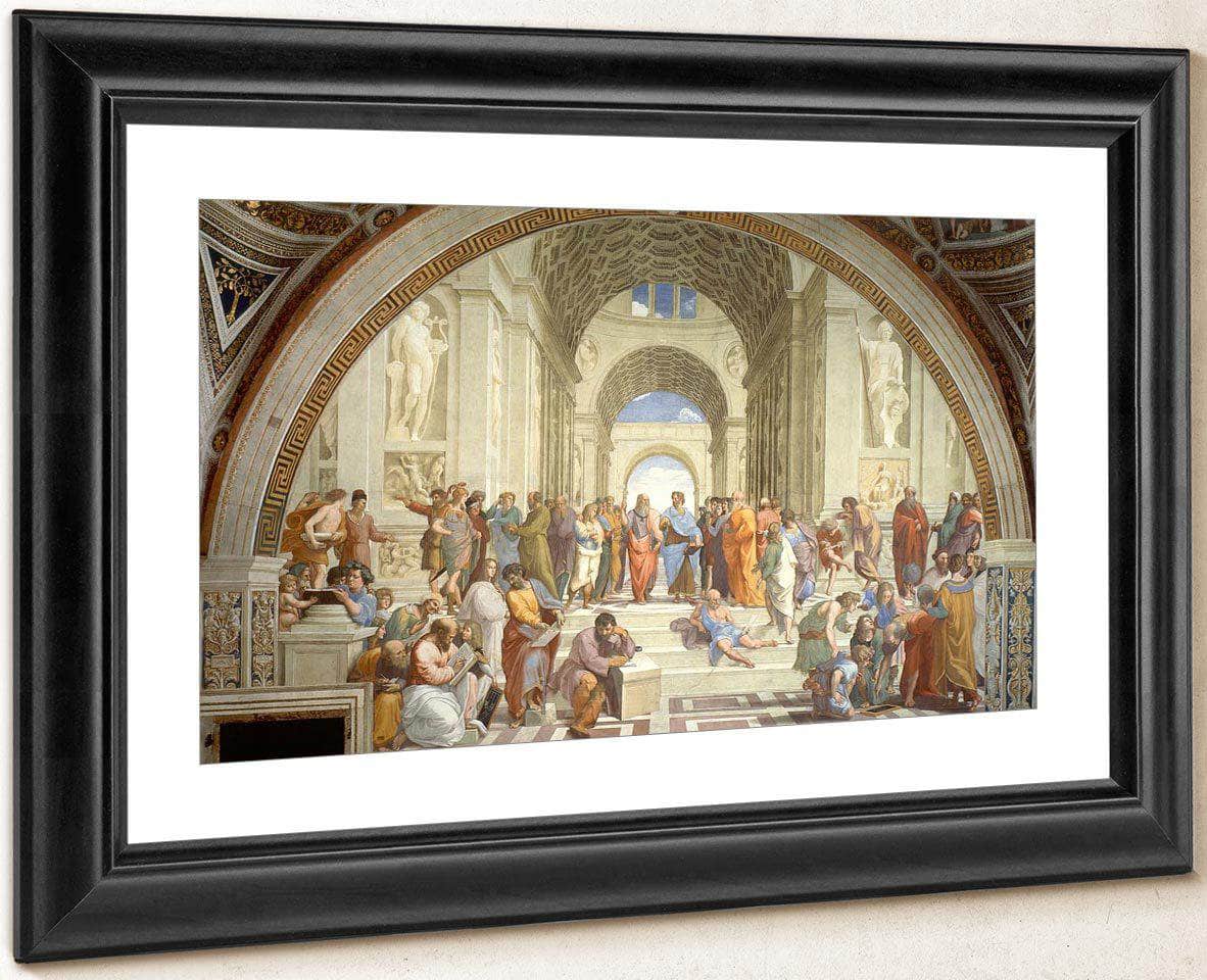 School Of Athens By Raphael Fine Art Print