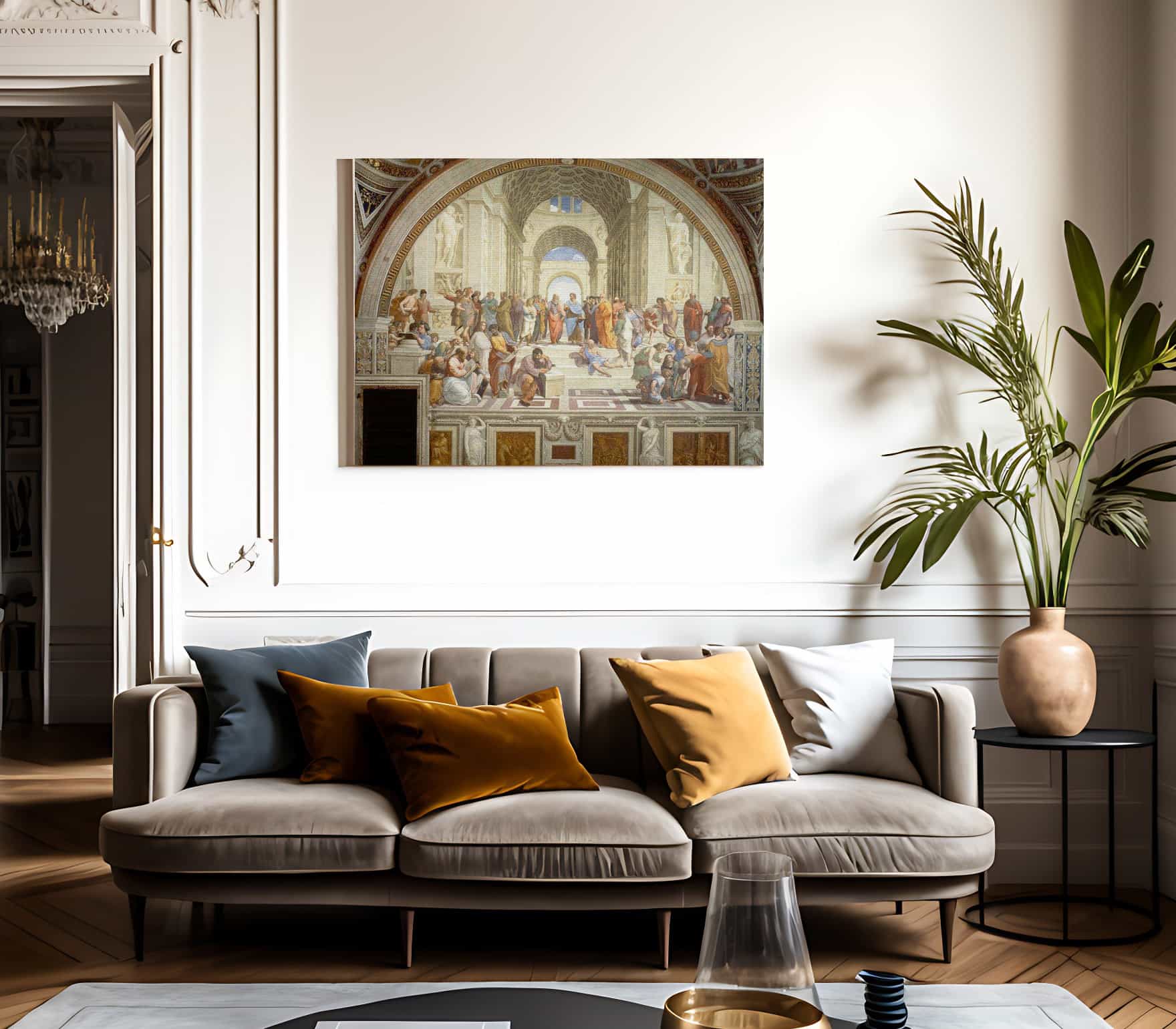 School Of Athens By Raphael Fine Art Print