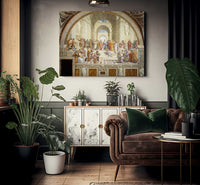 School Of Athens By Raphael Fine Art Print