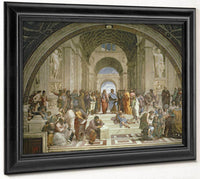 School Of Athens From The Stanza Della Segnatura By Raphael Fine Art Print