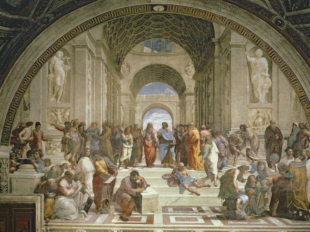 School Of Athens From The Stanza Della Segnatura By Raphael Fine Art Print