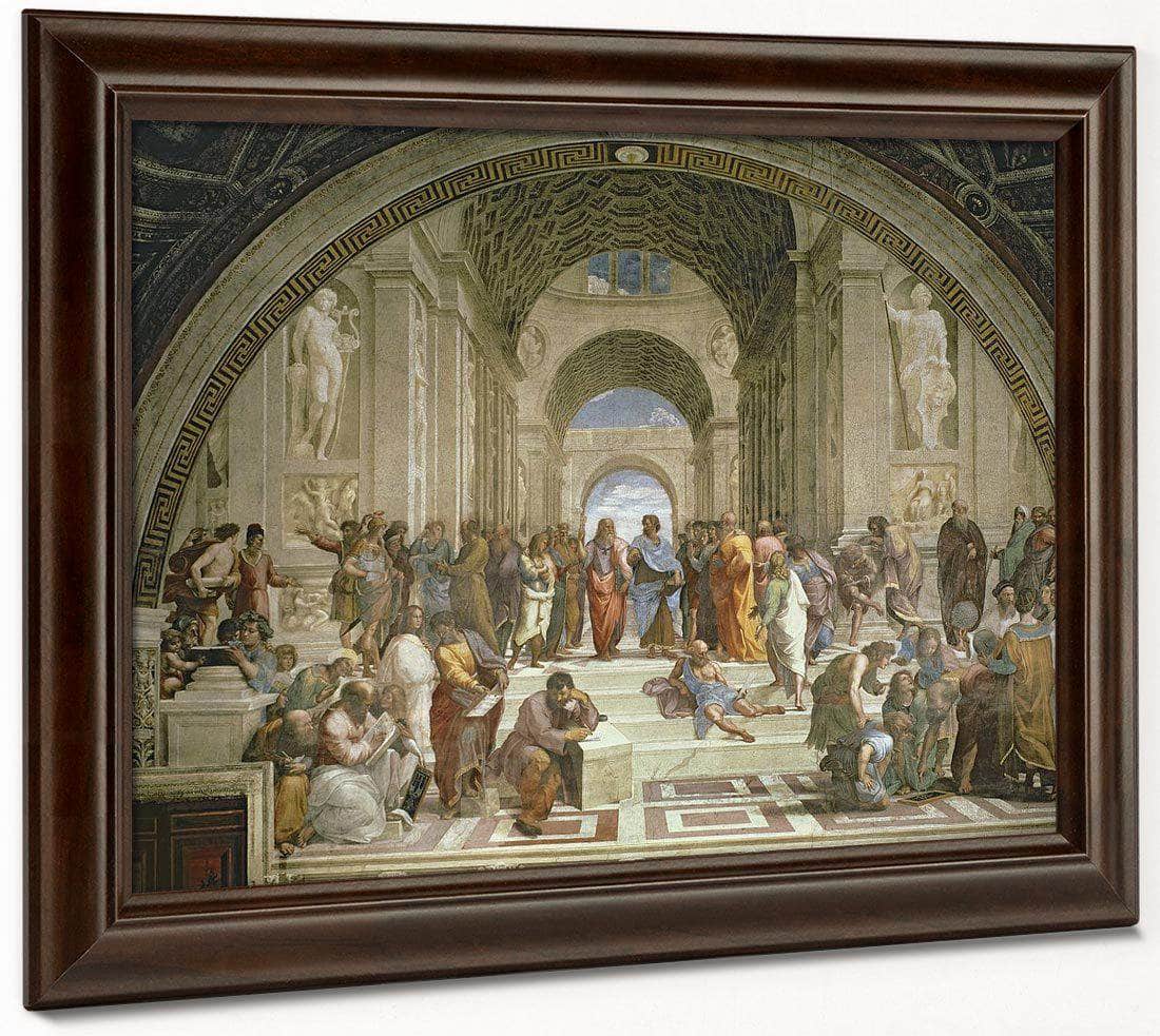 School Of Athens From The Stanza Della Segnatura By Raphael Fine Art Print