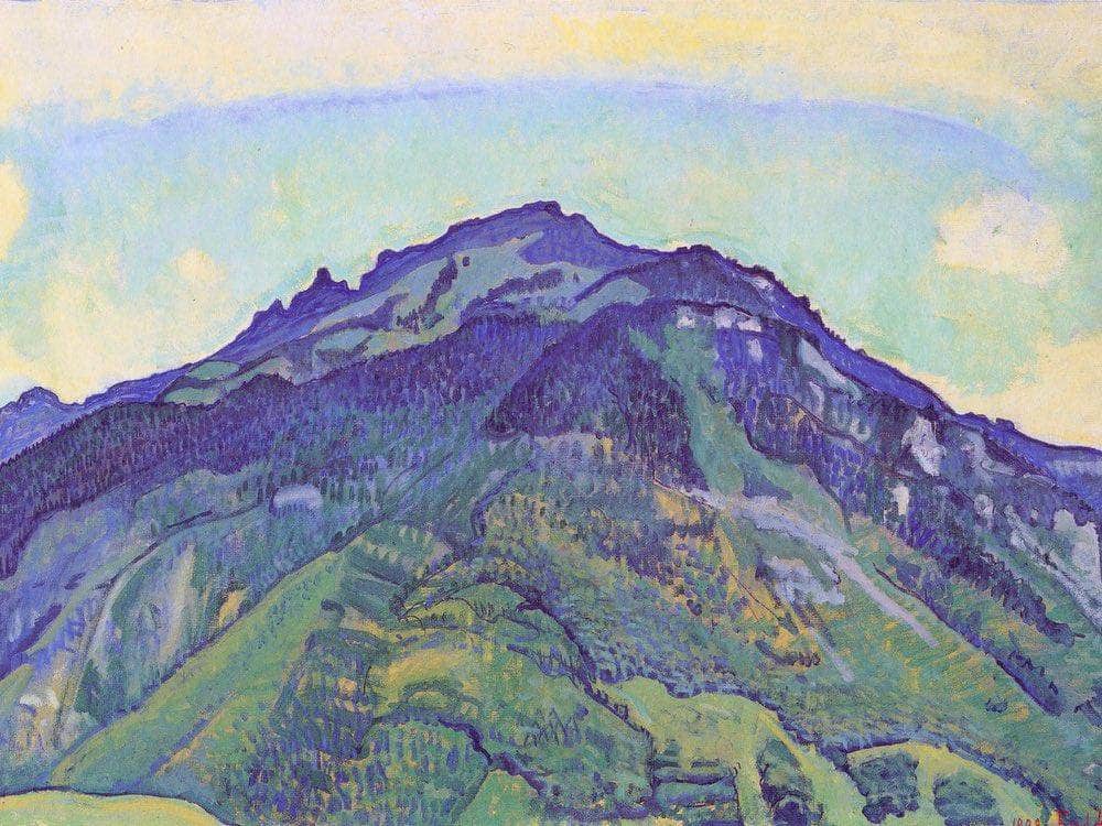 Schynige Plate 1909 68X98Cm Fondation Saner Studen Bei Biel Switzerland By Ferdinand Hodler Fine Art Print