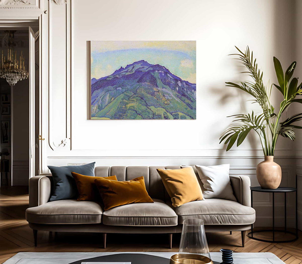 Schynige Plate 1909 68X98Cm Fondation Saner Studen Bei Biel Switzerland By Ferdinand Hodler Fine Art Print