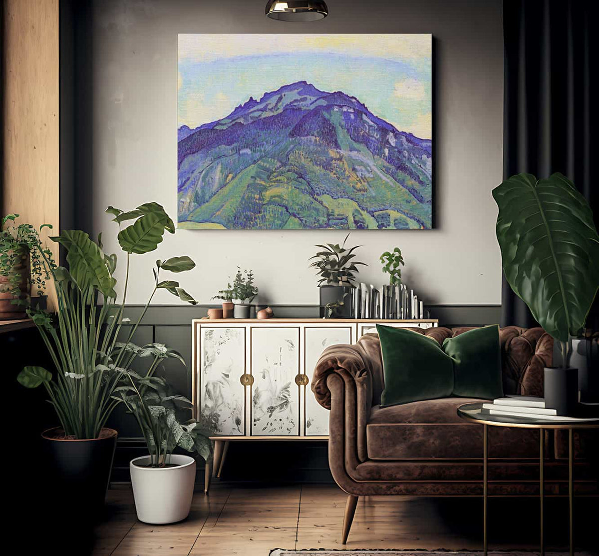 Schynige Plate 1909 68X98Cm Fondation Saner Studen Bei Biel Switzerland By Ferdinand Hodler Fine Art Print