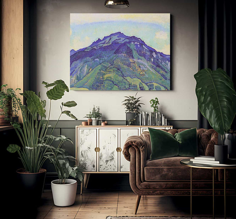 Schynige Plate 1909 68X98Cm Fondation Saner Studen Bei Biel Switzerland By Ferdinand Hodler Fine Art Print