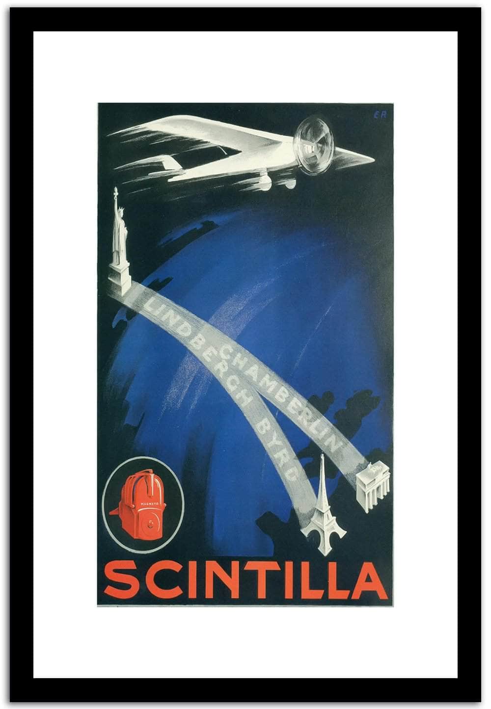 Scintilia  Vintage Poster Fine Art Print