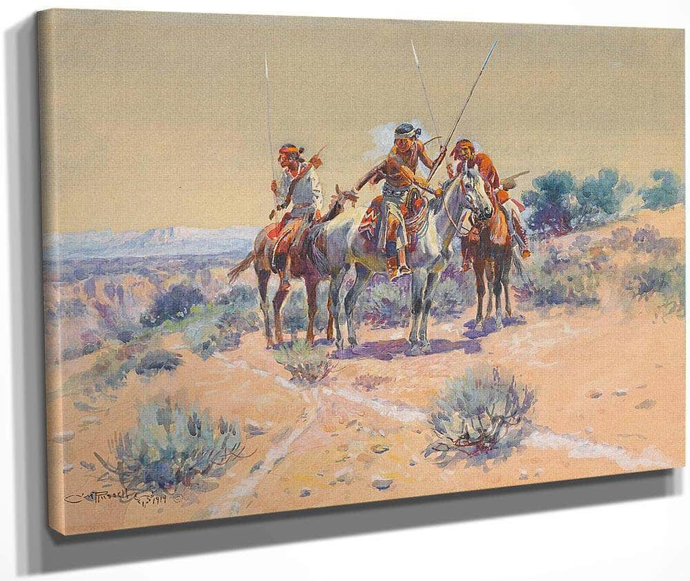 Scouting Party By Charles Marion Russell Fine Art Print