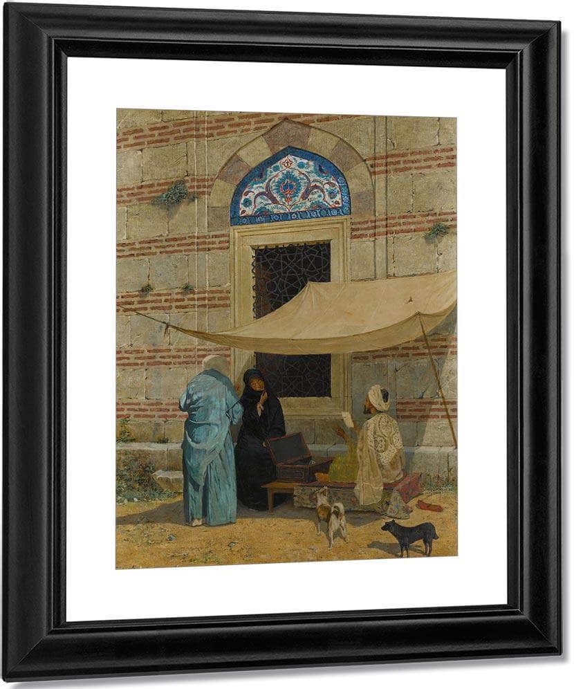 Scribe Arzuhalci 1910 By Osman Hamdi Bey Fine Art Print