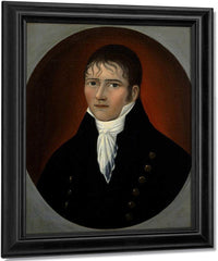 Sea Captain John Murphy 1810 By Joshua Johnson Fine Art Print