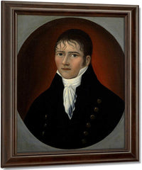 Sea Captain John Murphy 1810 By Joshua Johnson Fine Art Print