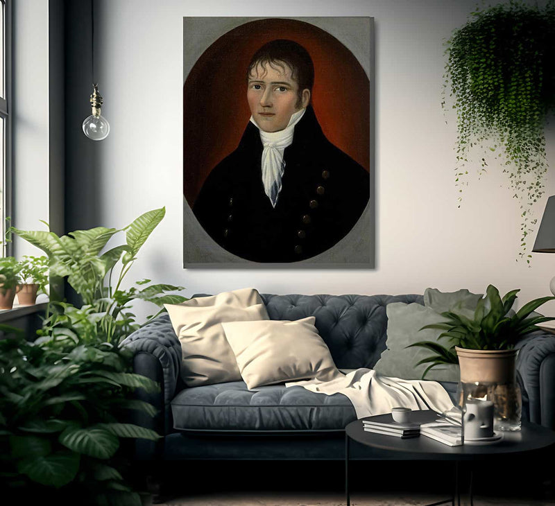 Sea Captain John Murphy 1810 By Joshua Johnson Fine Art Print