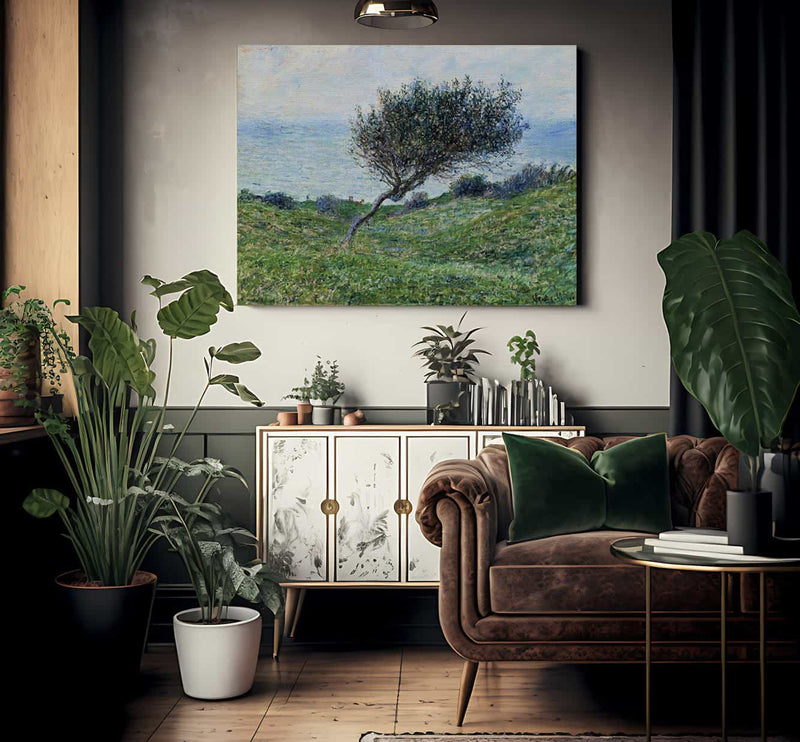 Sea Coast At Trouville By Monet Claude Fine Art Print