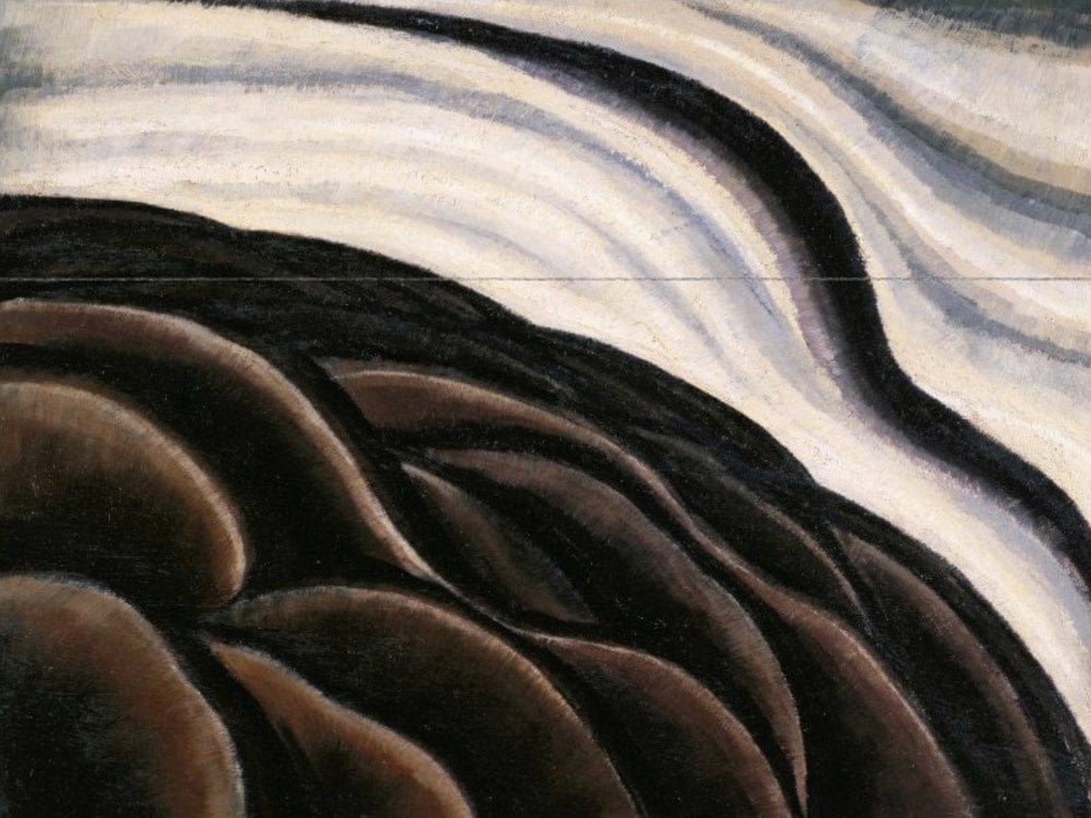 Sea Gull Motive (Sea Thunder Or The Wave) By Arthur Dove Fine Art Print
