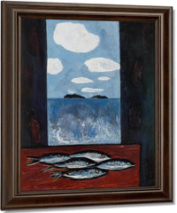 Sea Window Tinker Mackerel By Marsden Hartley Fine Art Print