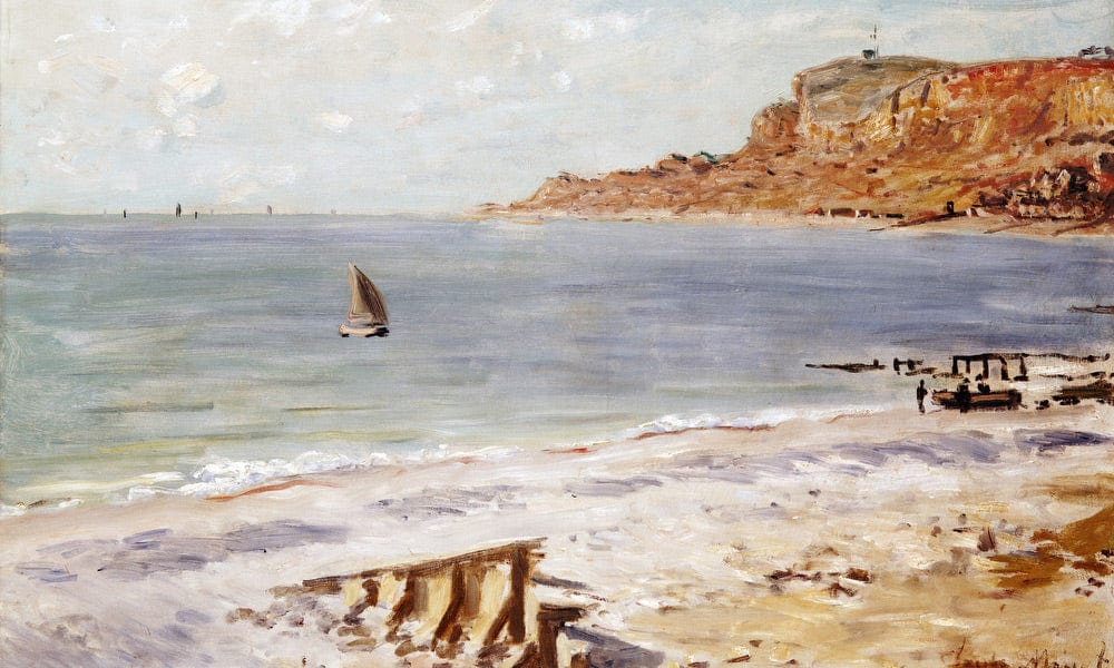 Seascape At Sainte Adresse By Claude Monet Fine Art Print