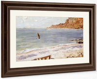 Seascape At Sainte Adresse By Claude Monet Fine Art Print