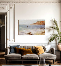 Seascape At Sainte Adresse By Claude Monet Fine Art Print