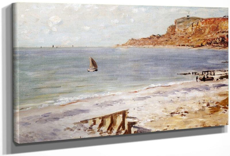 Seascape At Sainte Adresse By Claude Monet Fine Art Print