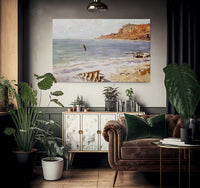 Seascape At Sainte Adresse By Claude Monet Fine Art Print