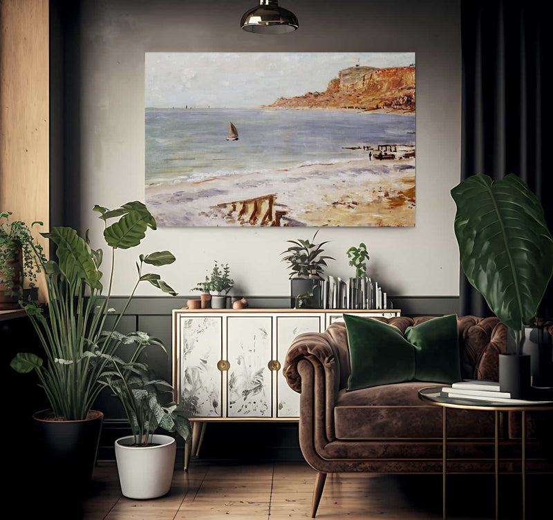 Seascape At Sainte Adresse By Claude Monet Fine Art Print