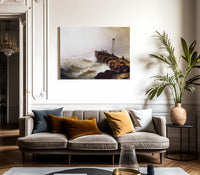 Seascape Jetty By Henry Ossawa Tanner Fine Art Print