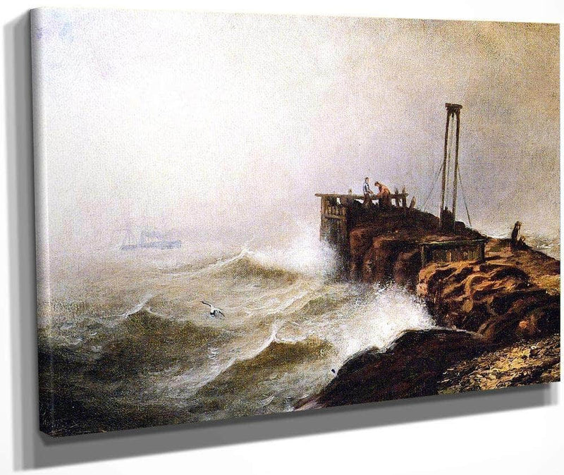 Seascape Jetty By Henry Ossawa Tanner Fine Art Print