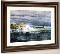 Seascape Jetty1 By Henry Ossawa Tanner Fine Art Print