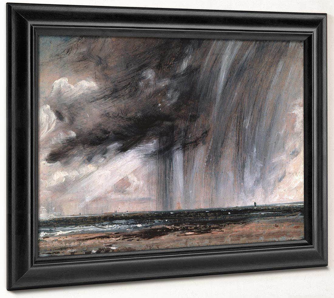 Seascape Study With Rain Cloud 1827 By John Constable Fine Art Print