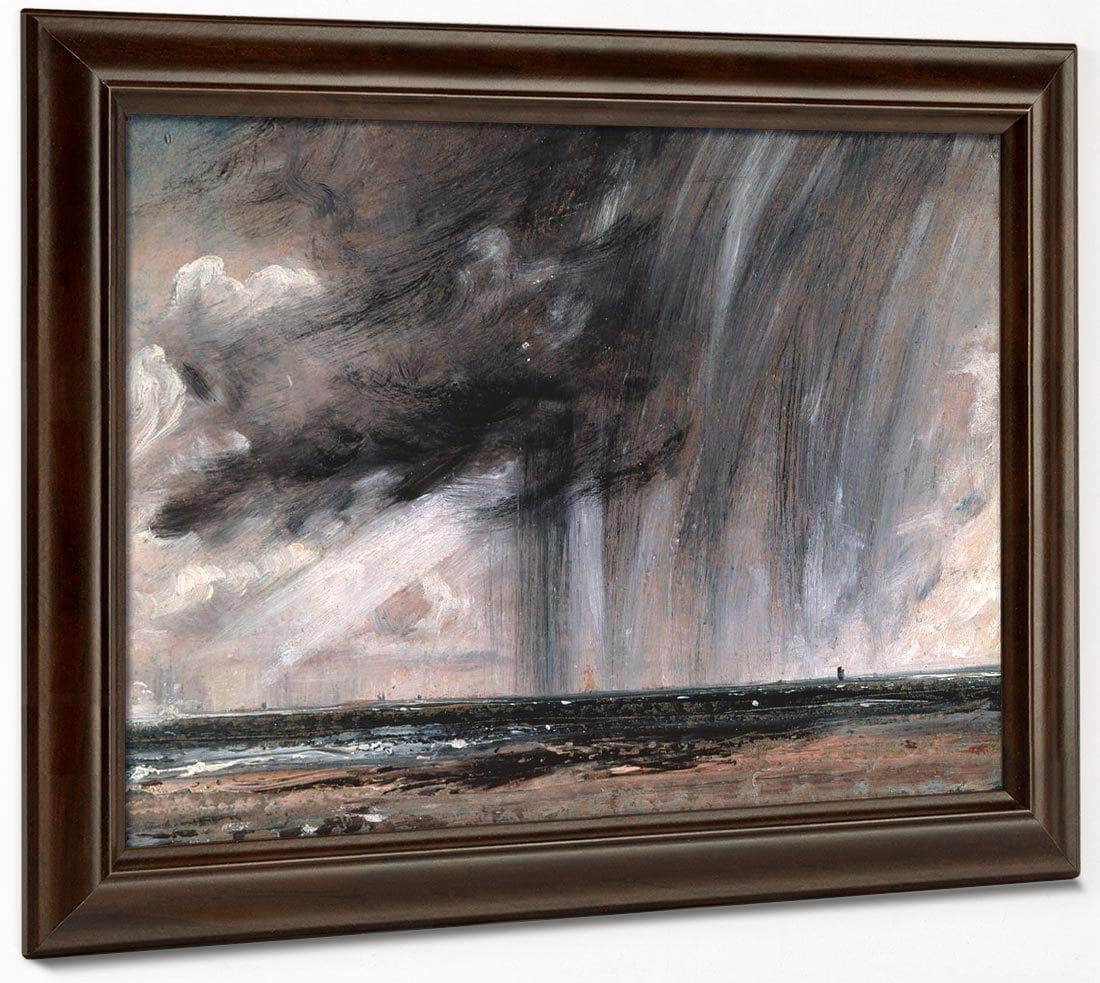 Seascape Study With Rain Cloud 1827 By John Constable Fine Art Print