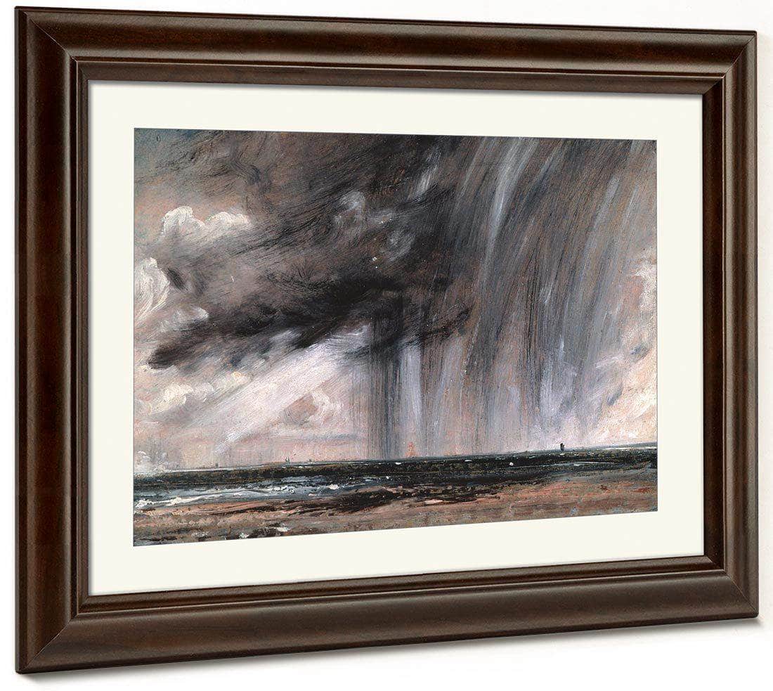Seascape Study With Rain Cloud 1827 By John Constable Fine Art Print