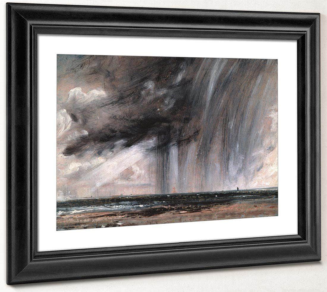 Seascape Study With Rain Cloud 1827 By John Constable Fine Art Print