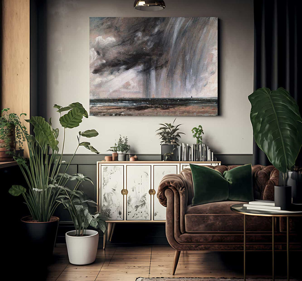 Seascape Study With Rain Cloud 1827 By John Constable Fine Art Print