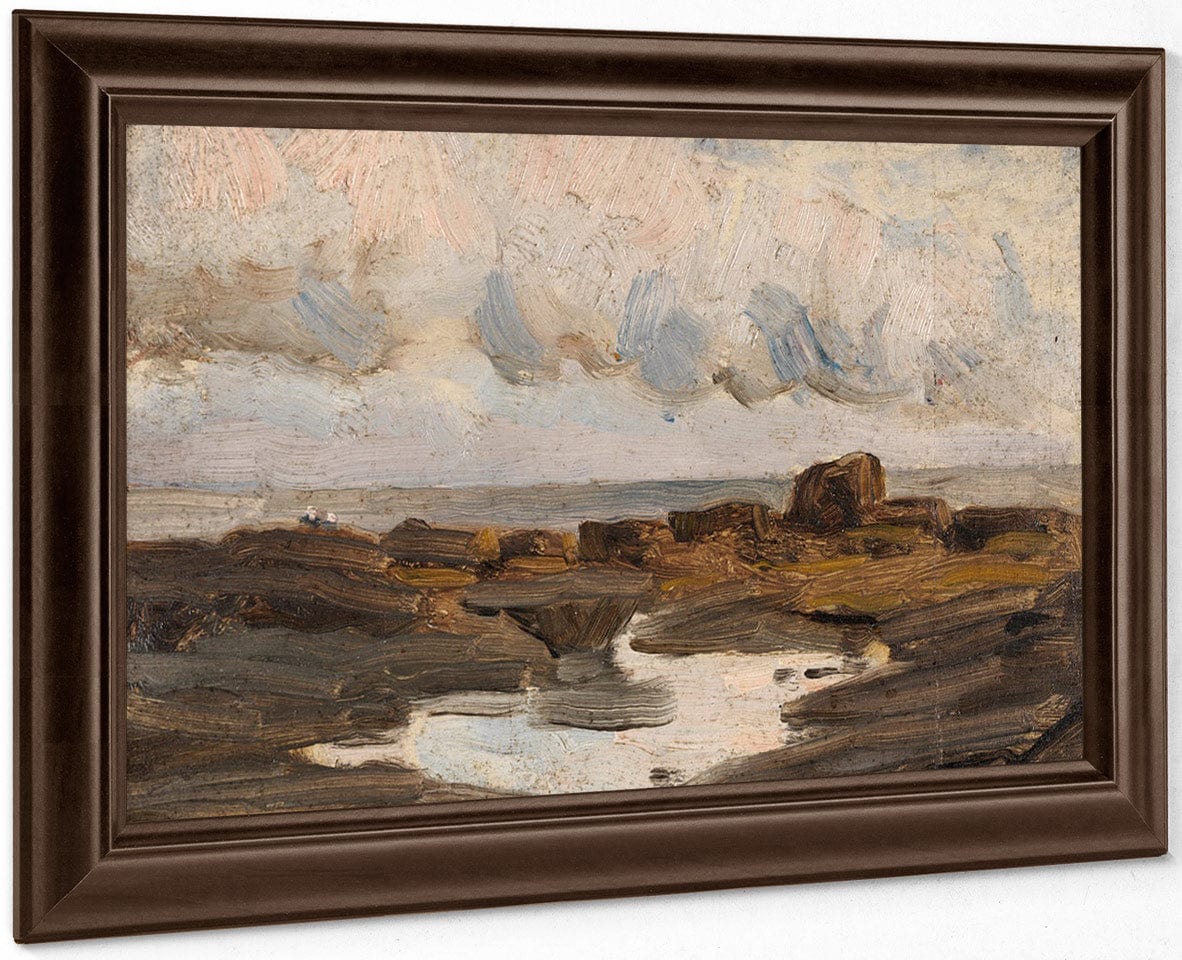 Seaside Inlet Concarneau France 1888 By Cecilia Beaux Fine Art Print