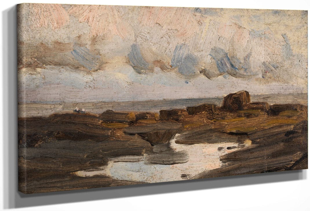 Seaside Inlet Concarneau France 1888 By Cecilia Beaux Fine Art Print