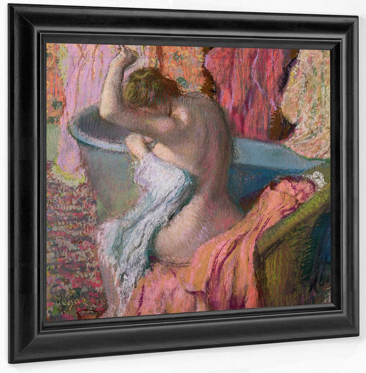 Seated Bather By Edgar Degas Fine Art Print
